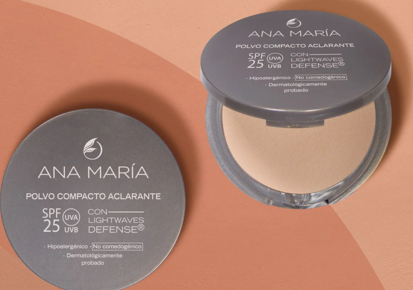 ANA MARÍA Compact Face Powder SPF 20 – Rice Powder & Hyaluronic Acid