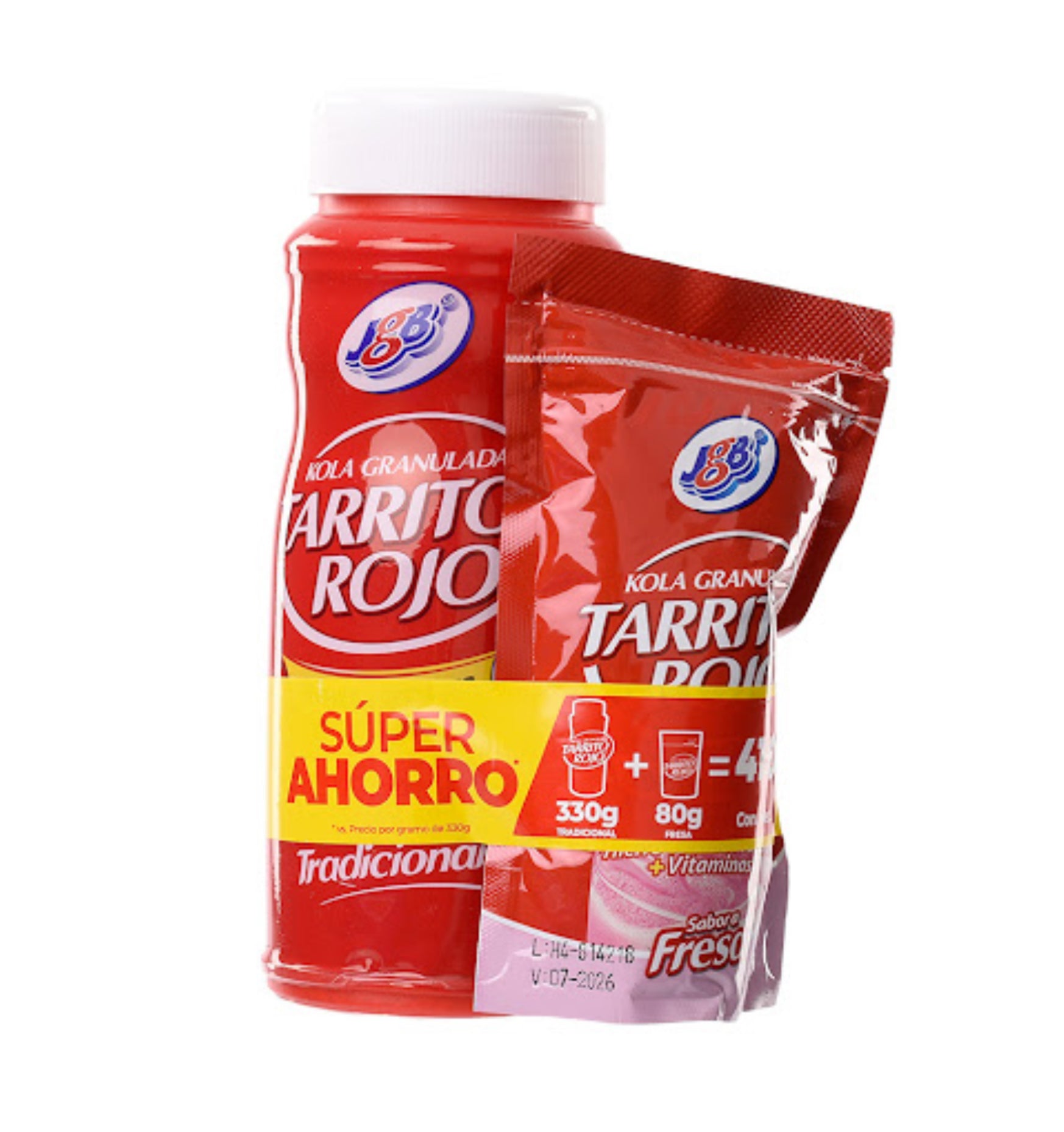 Tarrito Rojo JGB  Syrup 240 ml