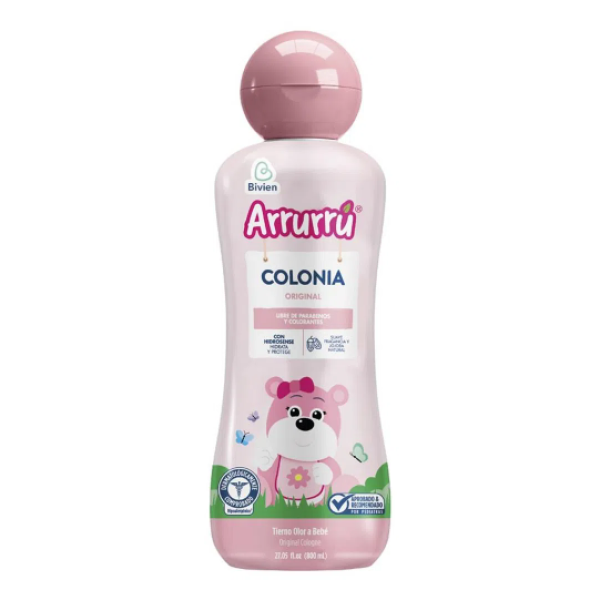 Arrurru Colonia Original Rosada y Azul 800 ml (27.05 fl.Oz)