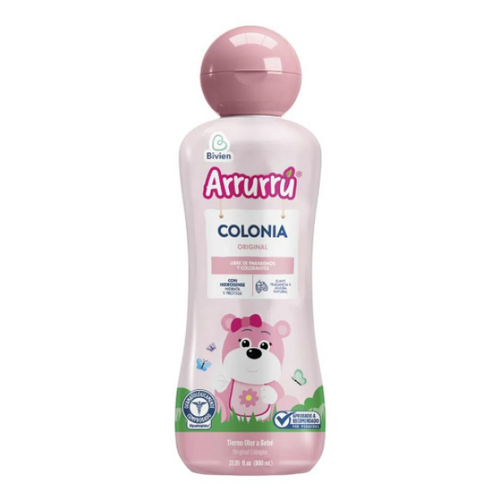 Arrurru Colonia Original Rosada y Azul 800 ml (27.05 fl.Oz)