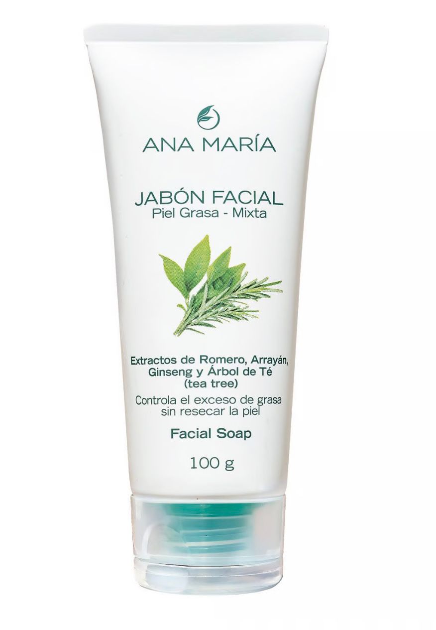 Ana María Facial Soap – Oily/Combination & Normal/Dry Skin – 100 g