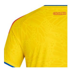 Colombia Yellow Soccer Jersey – Player Version Short Sleeve
