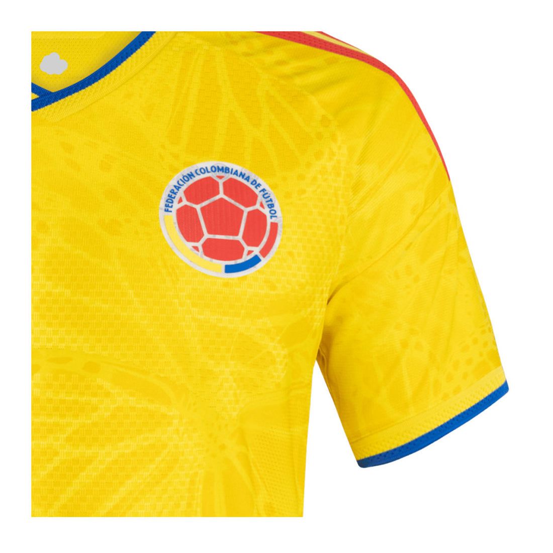 Colombia Yellow Soccer Jersey – Player Version Short Sleeve