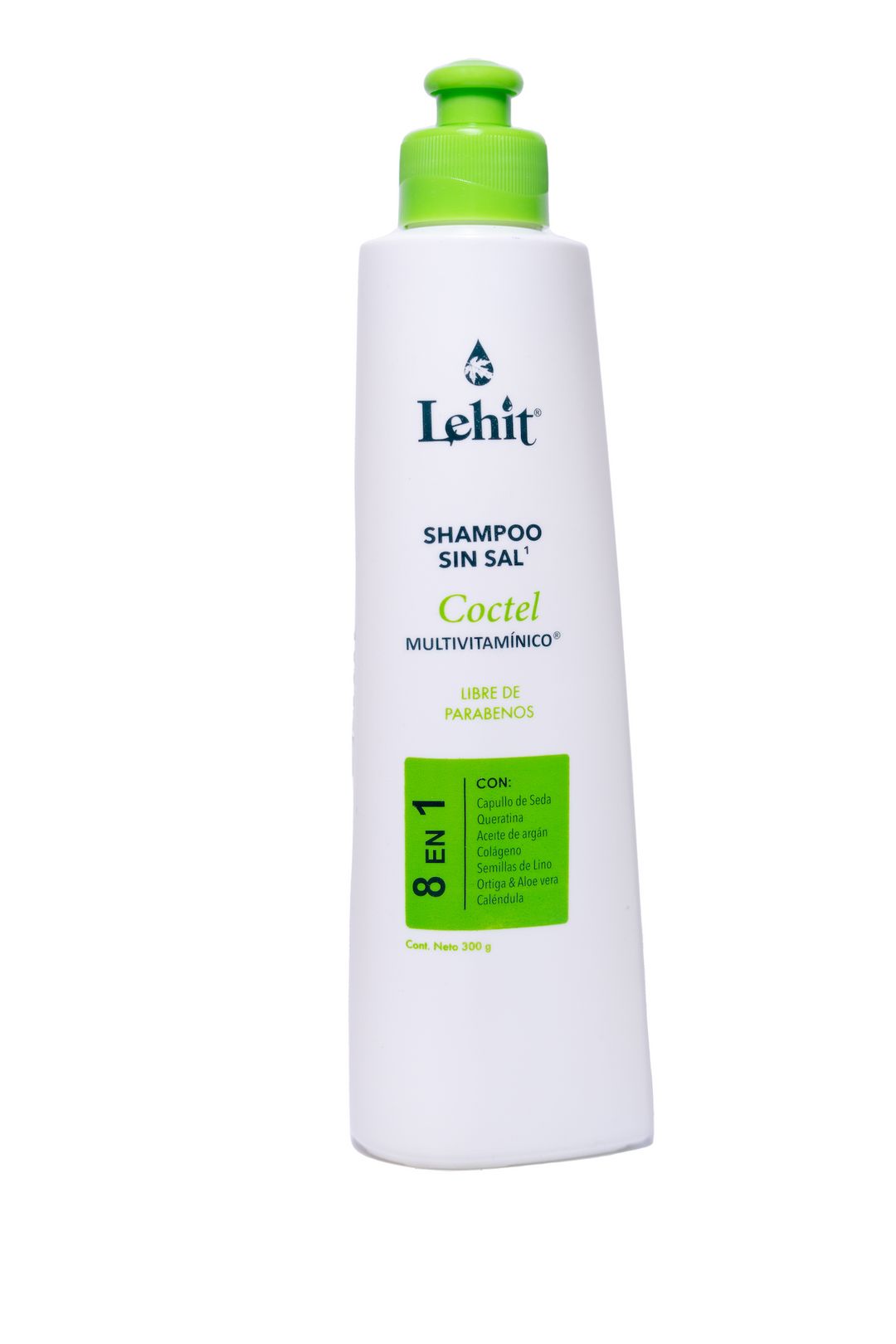 Lehit Salt-Free Shampoo 8 in 1 Multivitamin Blend 300g | Paraben Free