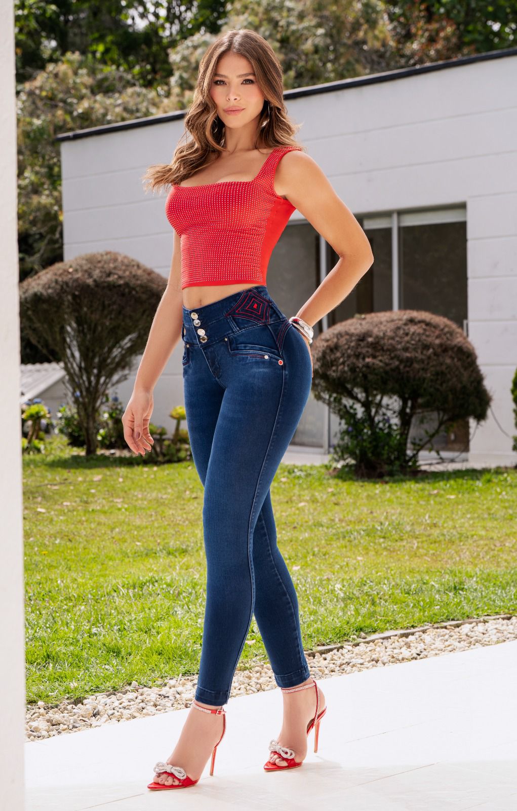 Colombian Skinny Jeans Push Up High Waisted – Ref Doha