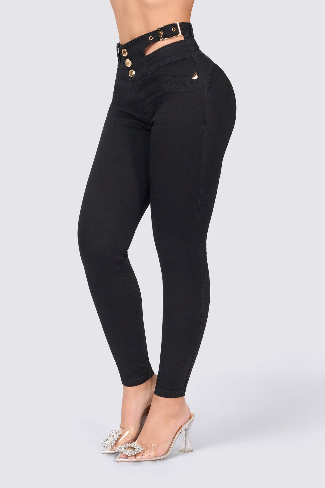 Colombian Skinny Jeans – High Waisted Stretch Denim Butt Lift Fit Ref 7079