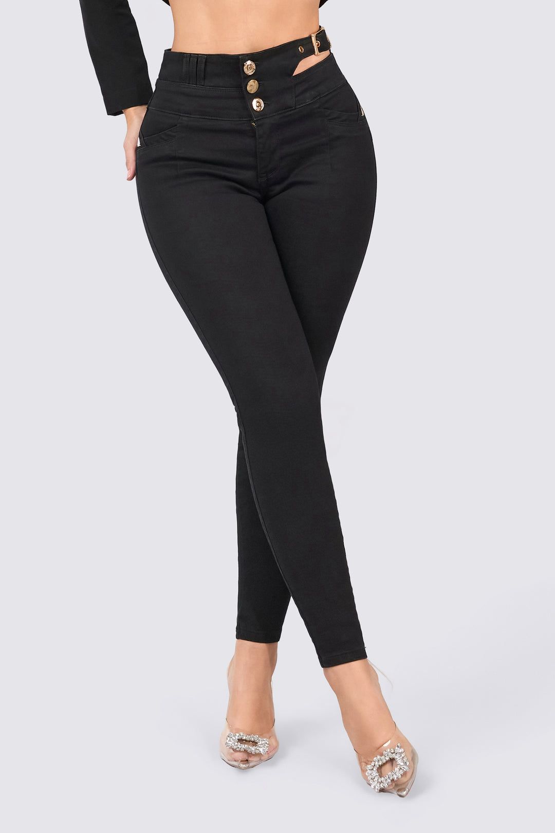 Colombian Skinny Jeans – High Waisted Stretch Denim Butt Lift Fit Ref 7079