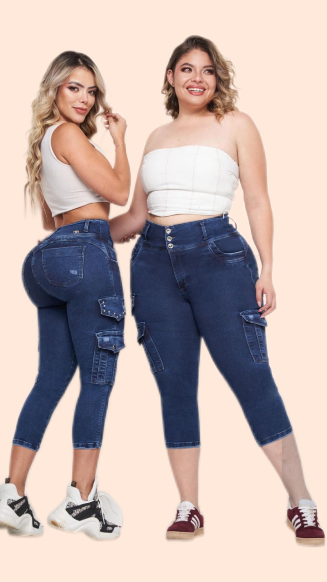 Colombian Capri Cargo Jeans Power Fit Ultra Stretch – Columbia