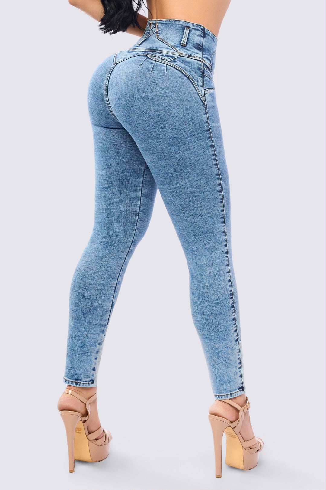 Colombian Ref. 7119 High Waist Skinny Jeans – Stretch Denim
