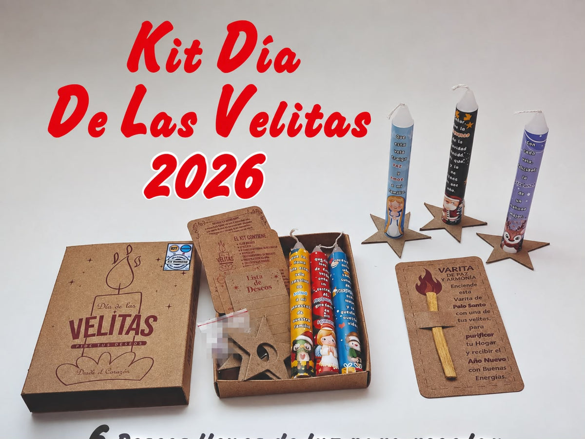 Colombian Día de las Velitas 2026 – Decorative Candle Set