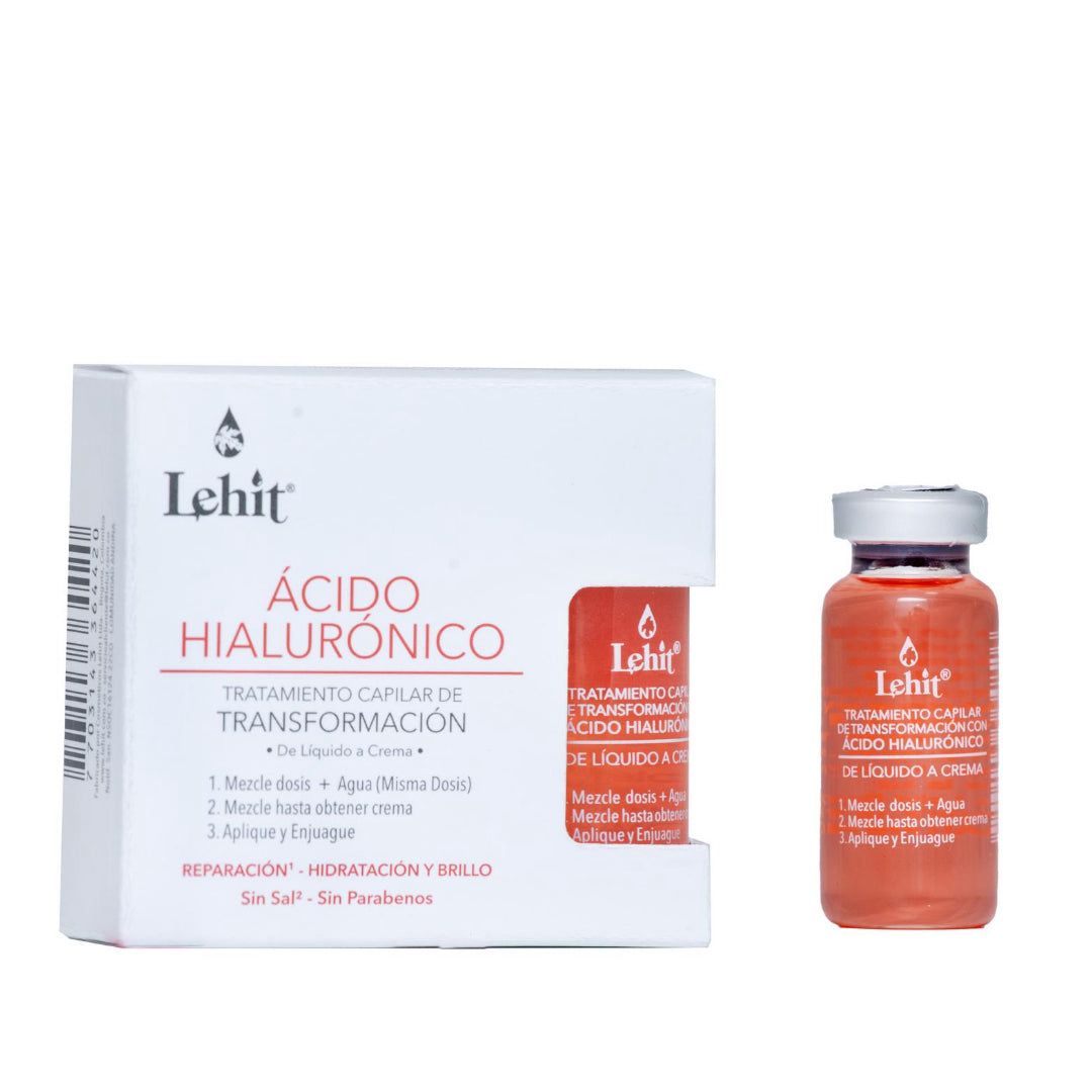 Hyaluronic Acid Hair Treatment – Liquid to Cream Transformation 3 Ampoules x 15 ml