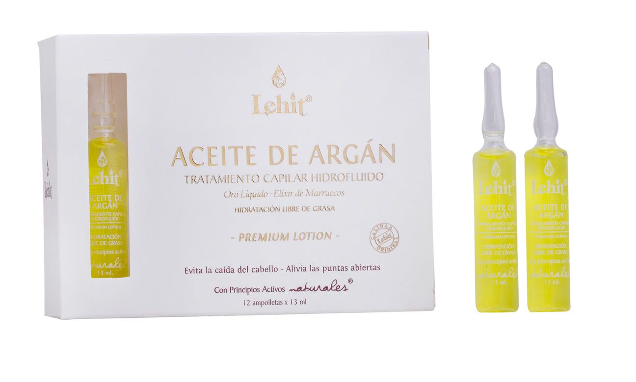 Lehit Argan Oil Hair Treatment Ampoules 12 Ampoules x 13 ml