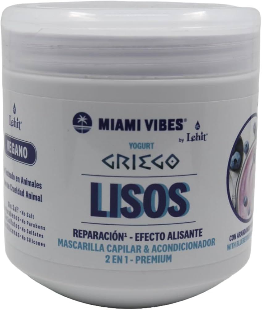 Miami Vibes Greek Yogurt Smooth Hair Mask & Conditioner 2-in-1 – Premium