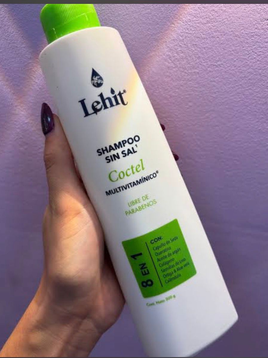 Lehit Salt-Free Shampoo 8 in 1 Multivitamin Blend 300g | Paraben Free