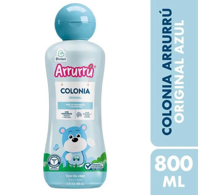 Arrurrú Original Cologne 800ml – Soft Clean Scent