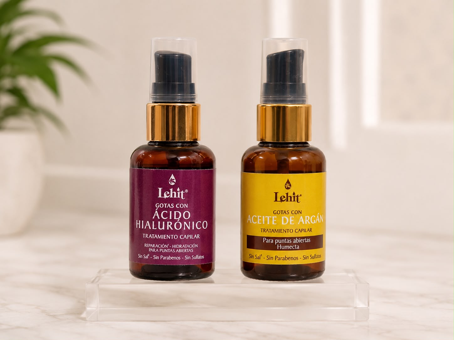 Lehit Hair Oil Drops 50ml Lightweight Hair Treatment for Smooth; Shiny Hair Smoothness & Shine
