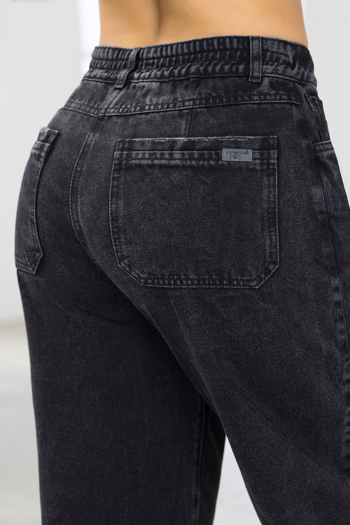 Colombian High Waist Barrel Jeans – Rigid Denim